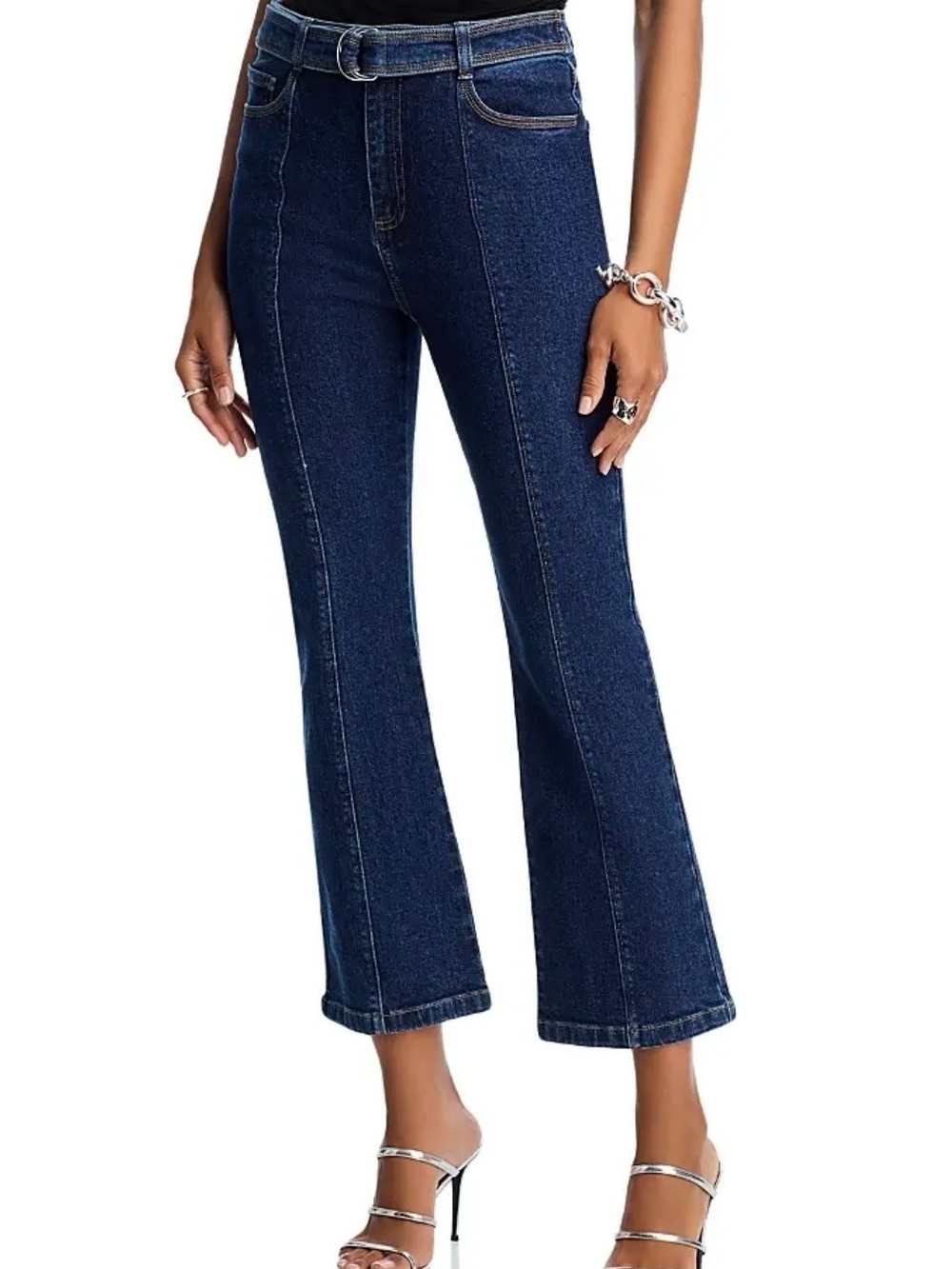Cinq a Sept Madi high-rise belted ankle-length size 2 - Picture 9 of 9